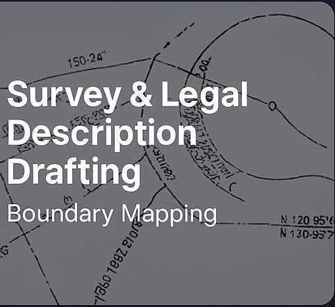 Survey & Legal Description Drafting